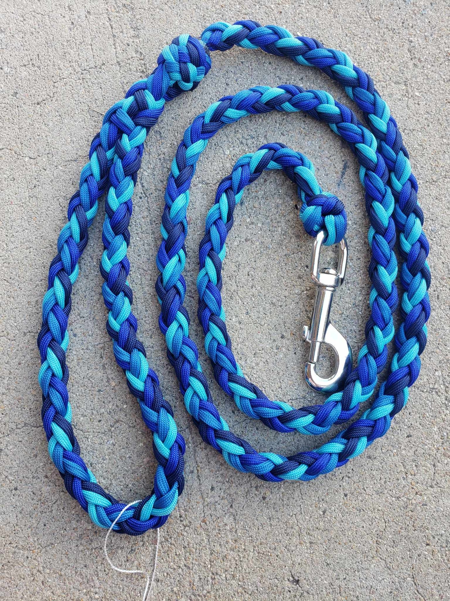 10 Feet Purple & Blue Ready to Ship Paracord Leash – High Tails Paracord