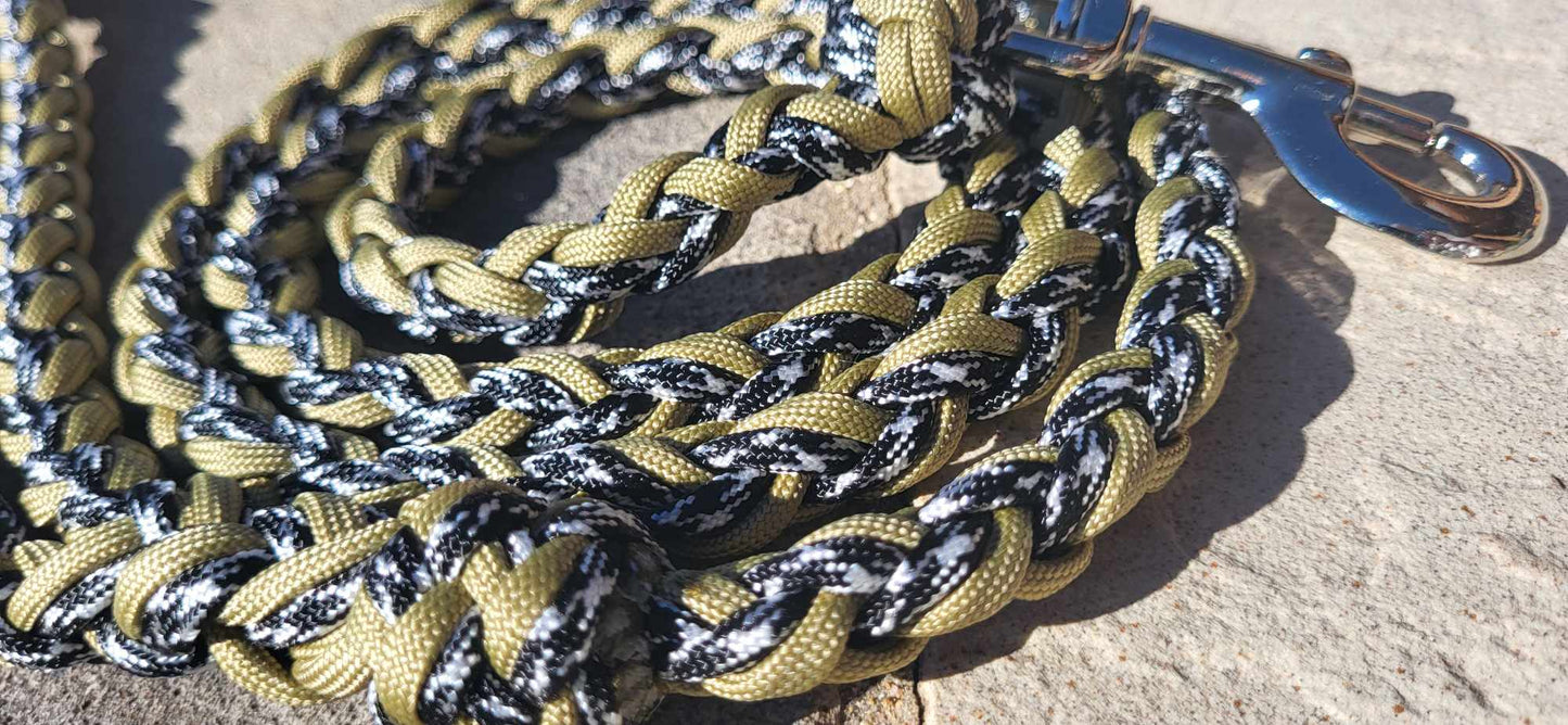 5ft Brown/Zebra Leash